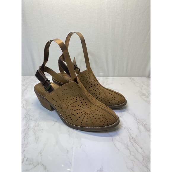 Euro Soft By Sofft Tulip Sling in Luggage/Coffee Style ES 0023800 Women’s Sz 8M - Picture 1 of 7